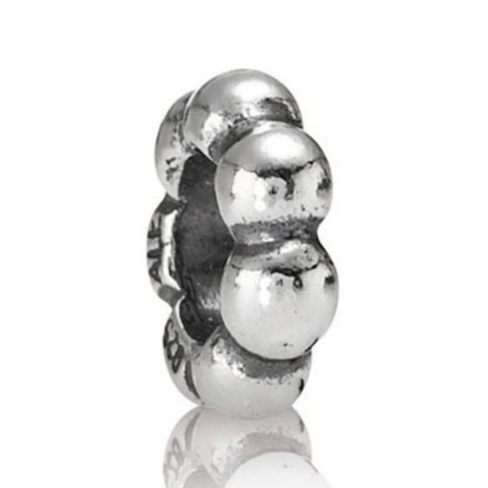 Pandora Retired Sterling Silver Big Bubble Spacers (set of 2) - 790155